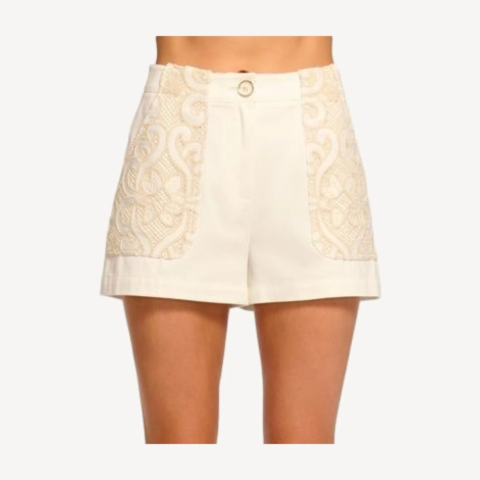 Ramy Brook Embroidered Hilary Shorts