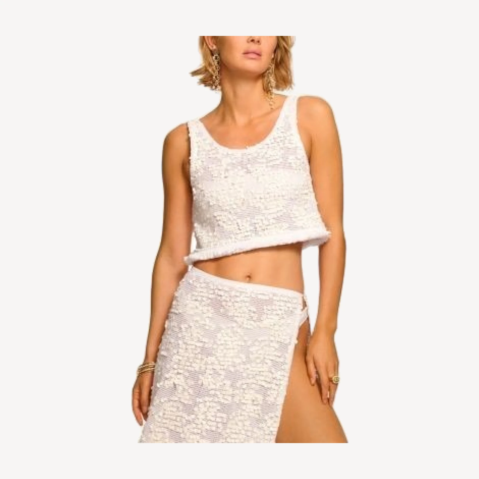 Ramy Brook Kyra Cover Up Crop Top