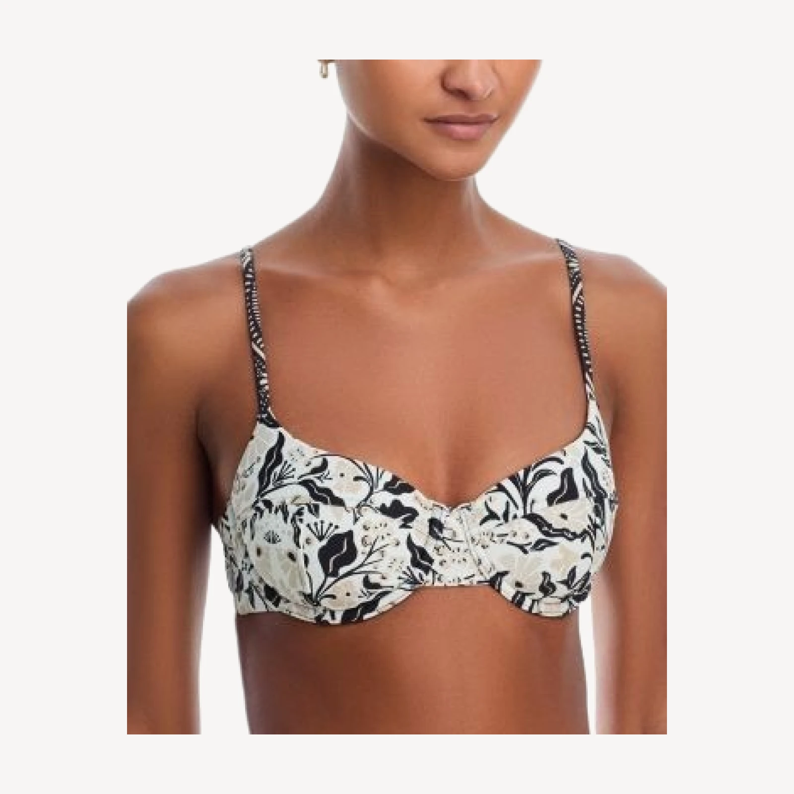 Ramy Brook Printed Mona Bikini Top