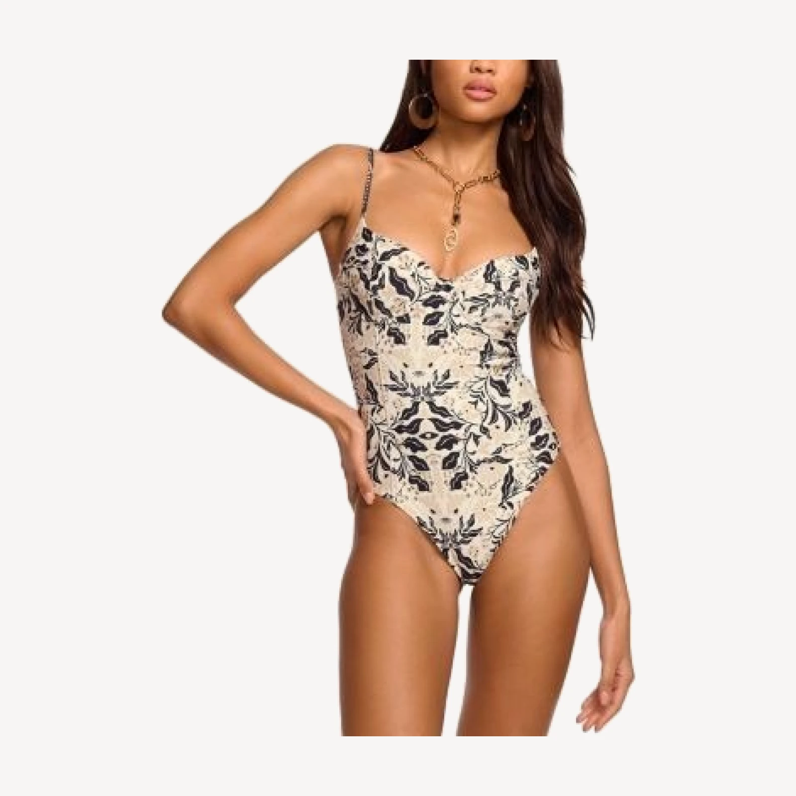 Ramy Brook Jayda Printed One Piece Swimsuit