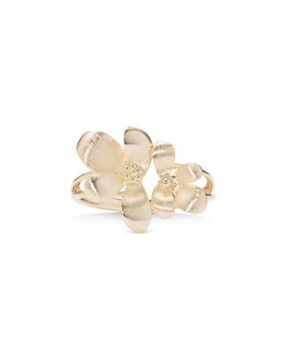 Ramy Brook Anya Flower Open Bangle Bracelet