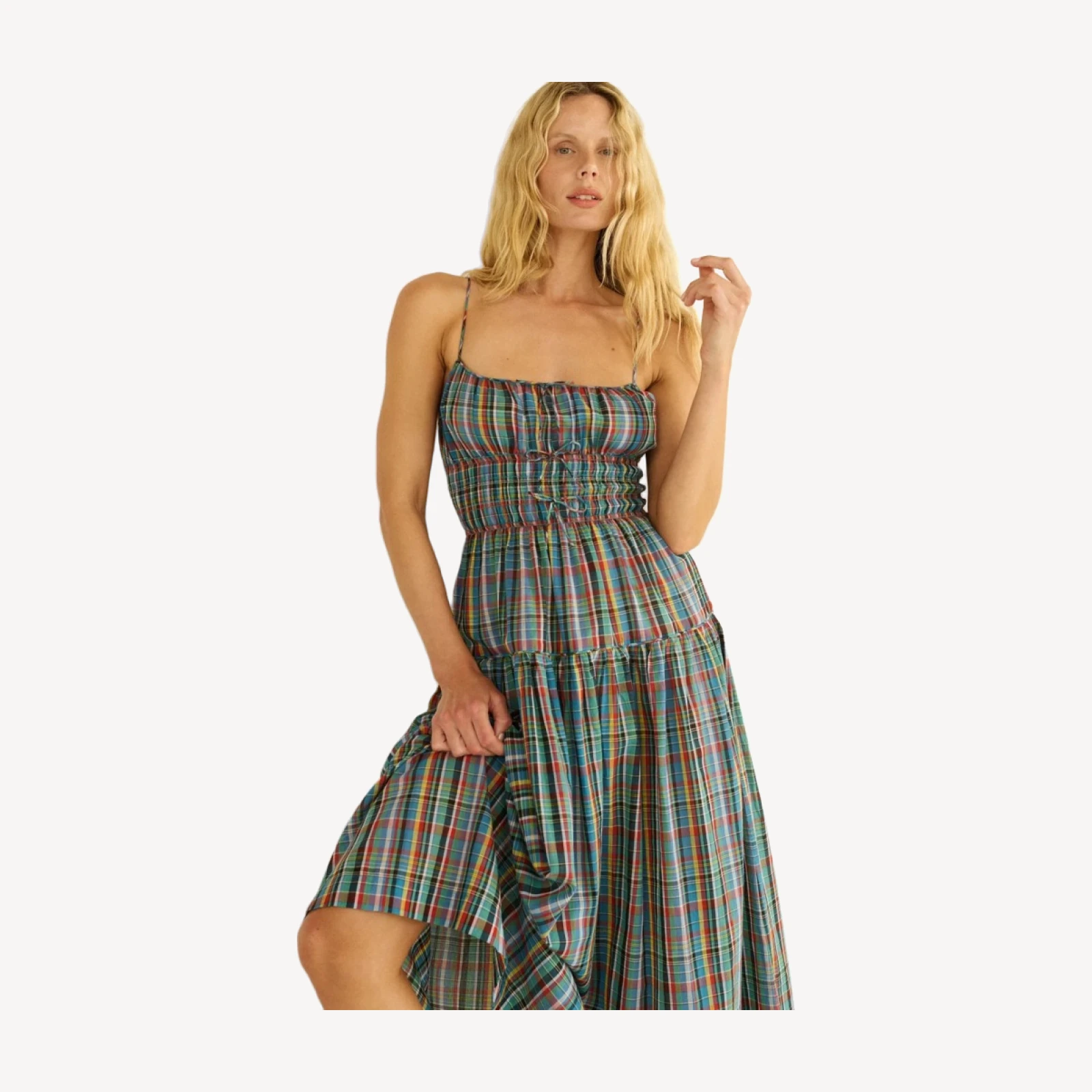 BRIELLE DRESS -- ALDERBROOK PLAID