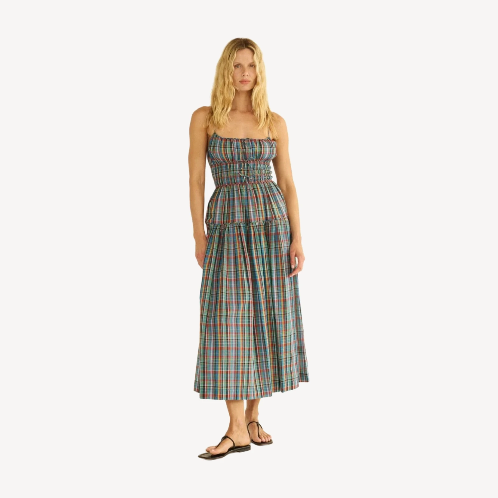 BRIELLE DRESS -- ALDERBROOK PLAID