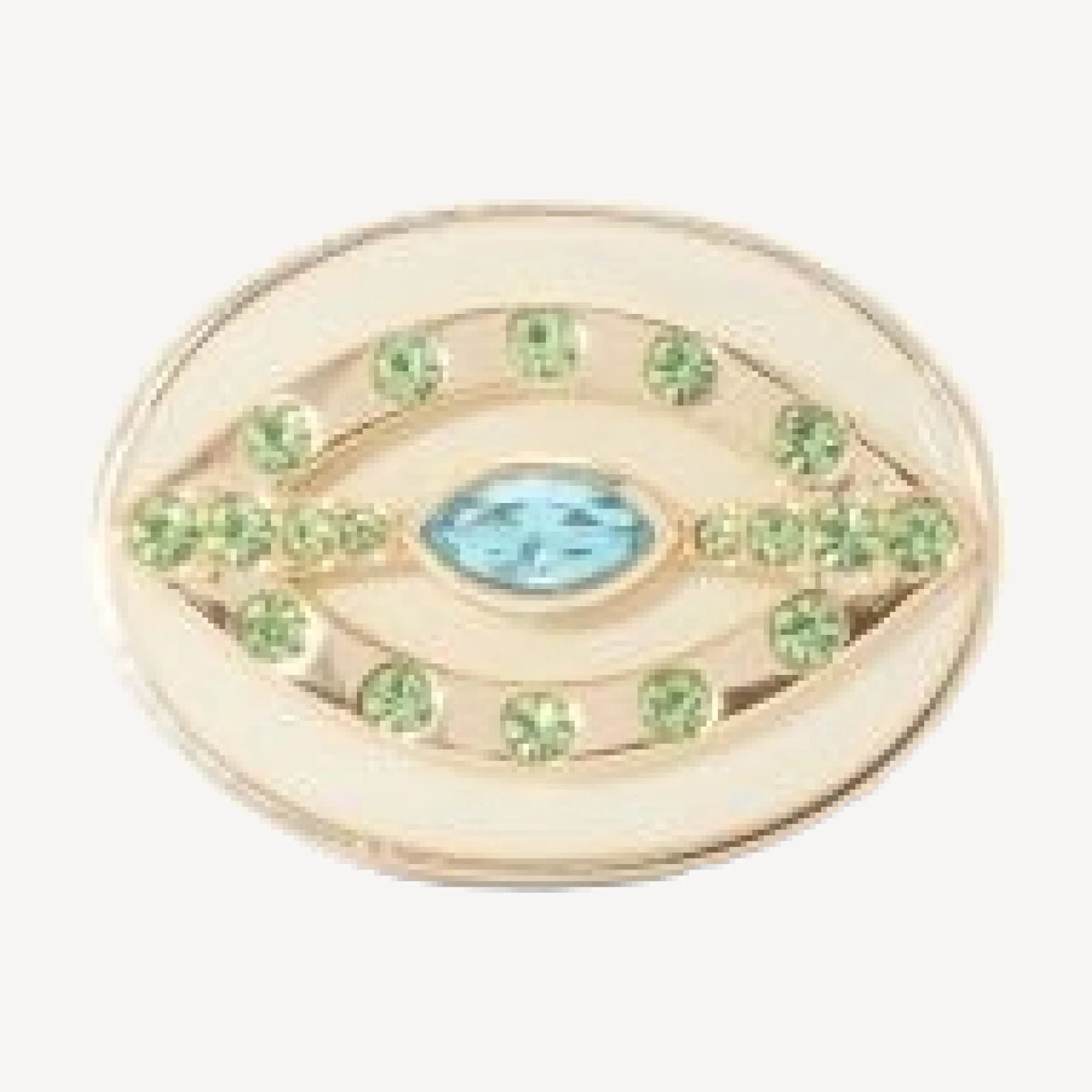 Ramy Brook Saruti Crystal Evil Eye Cocktail Ring