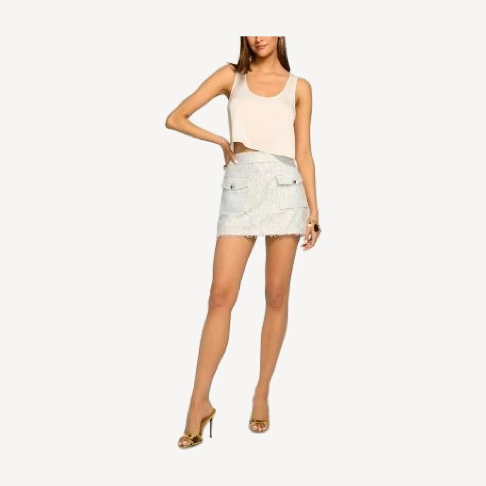 Ramy Brook Zoey Lace Mini Skirt