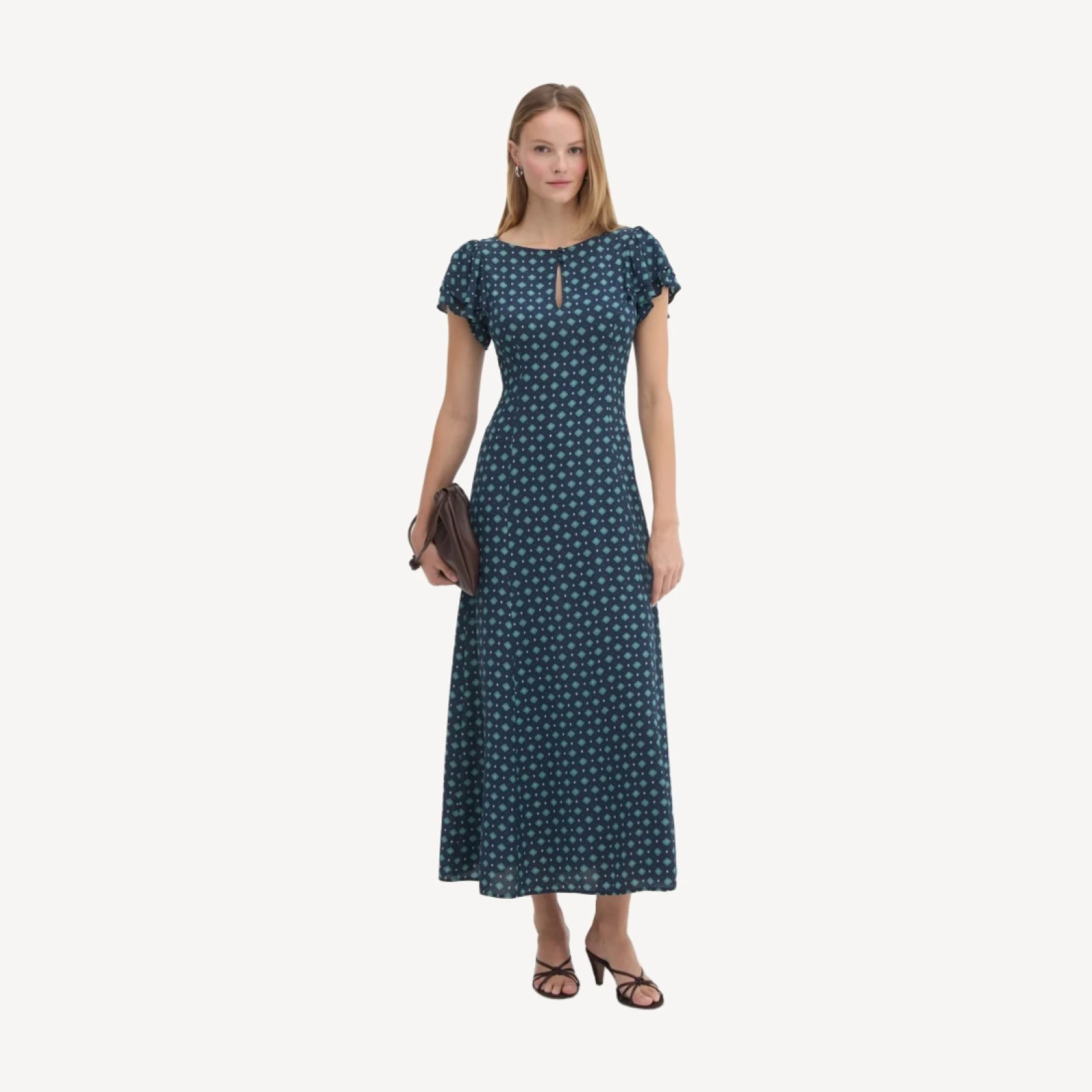 The Clare Dress - Juniper Foulard