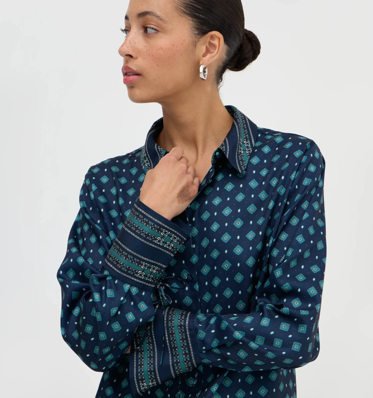 The Cannes Top - Juniper Foulard