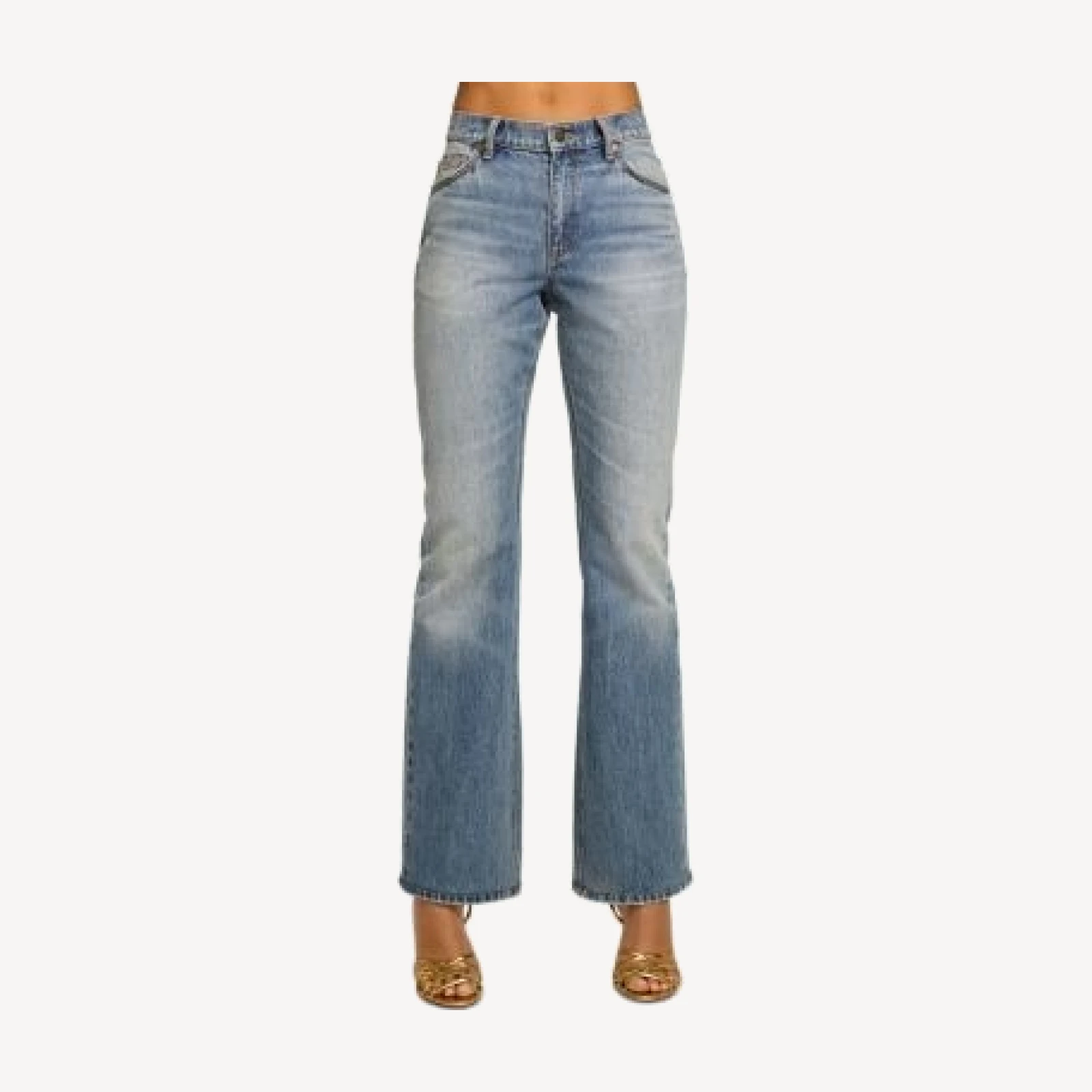 Ramy Brook Carla High Rise Wide Leg Jeans in Vintage Medium Wash