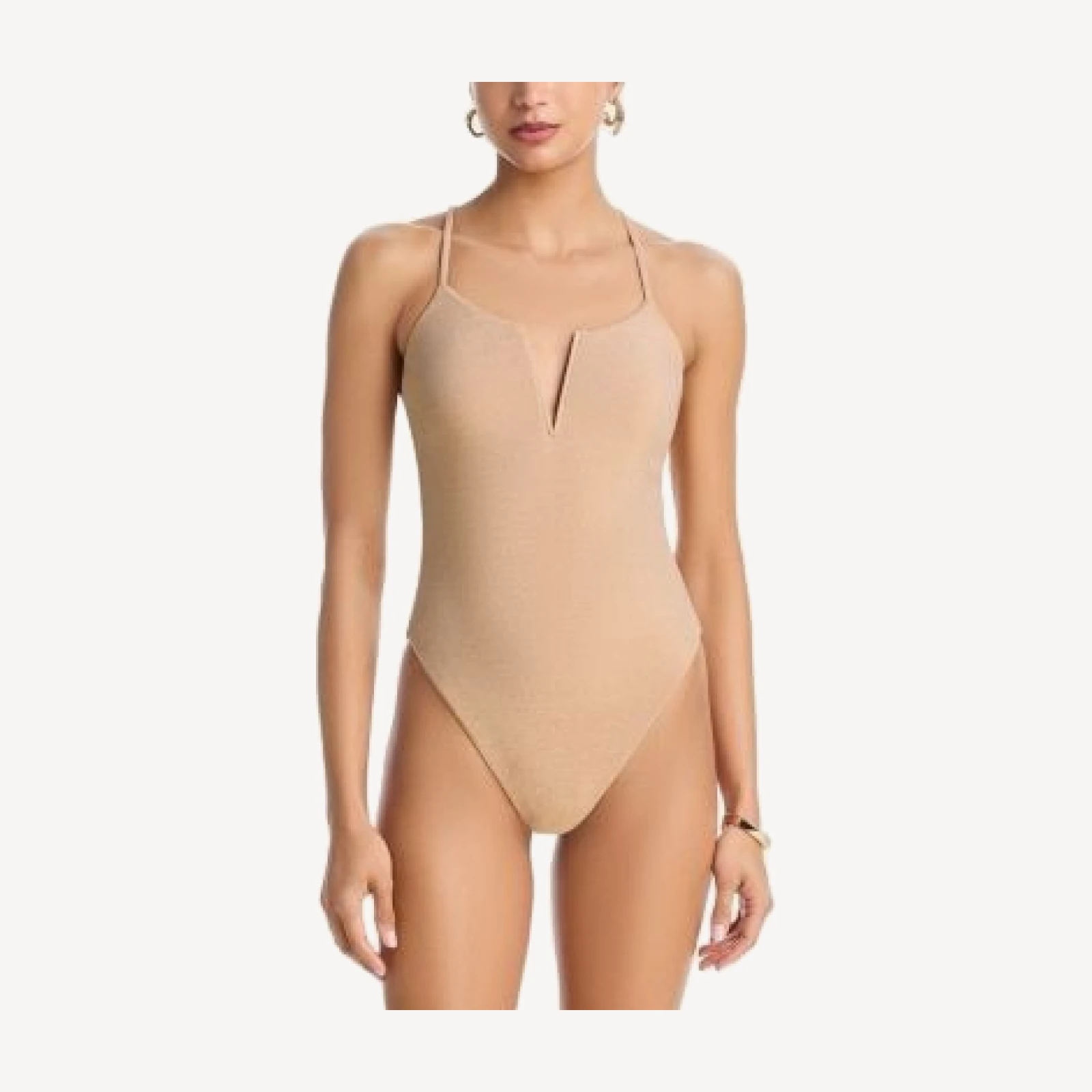 Ramy Brook Metallic Bexley One Piece Swimsuit
