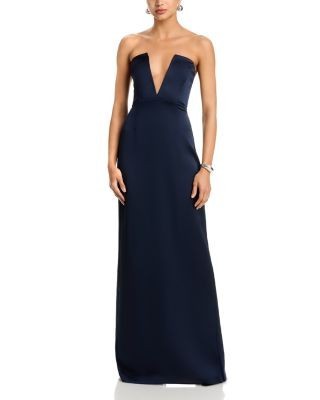 Ramy Brook Raquel V Neck Gown