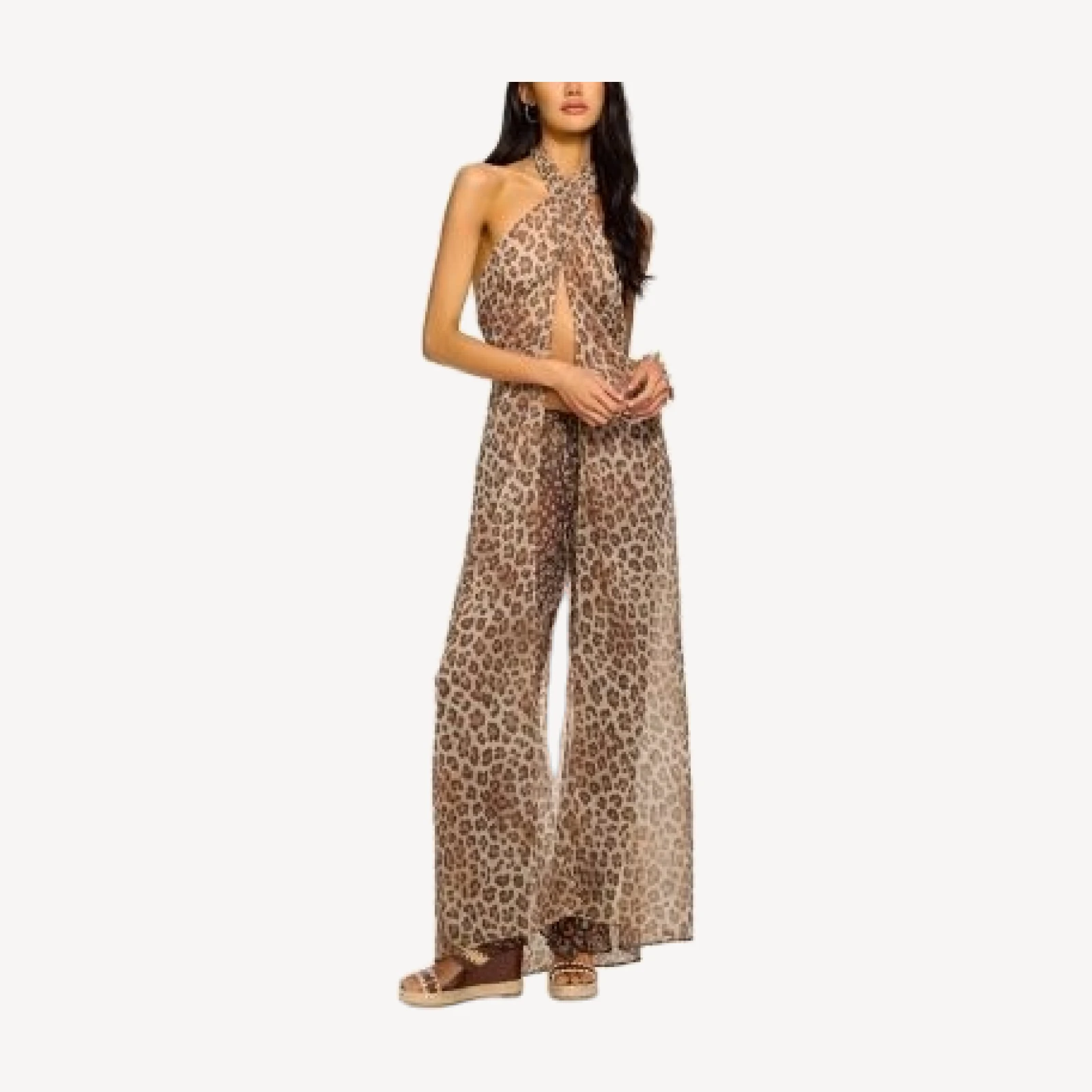 Ramy Brook Leopard Convertible Dress Cover Up