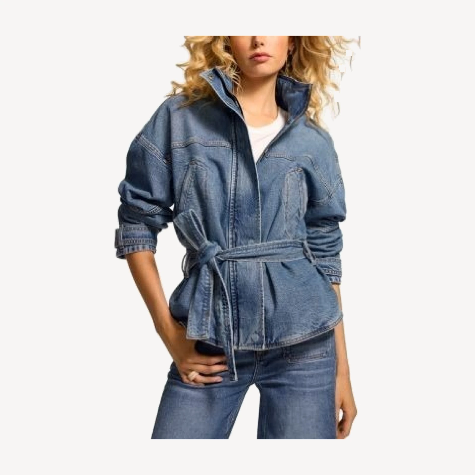 Ramy Brook Robin Tie Waist Jacket