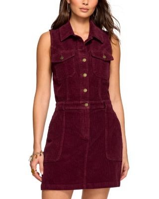 Ramy Brook Peyton Corduroy Mini Dress
