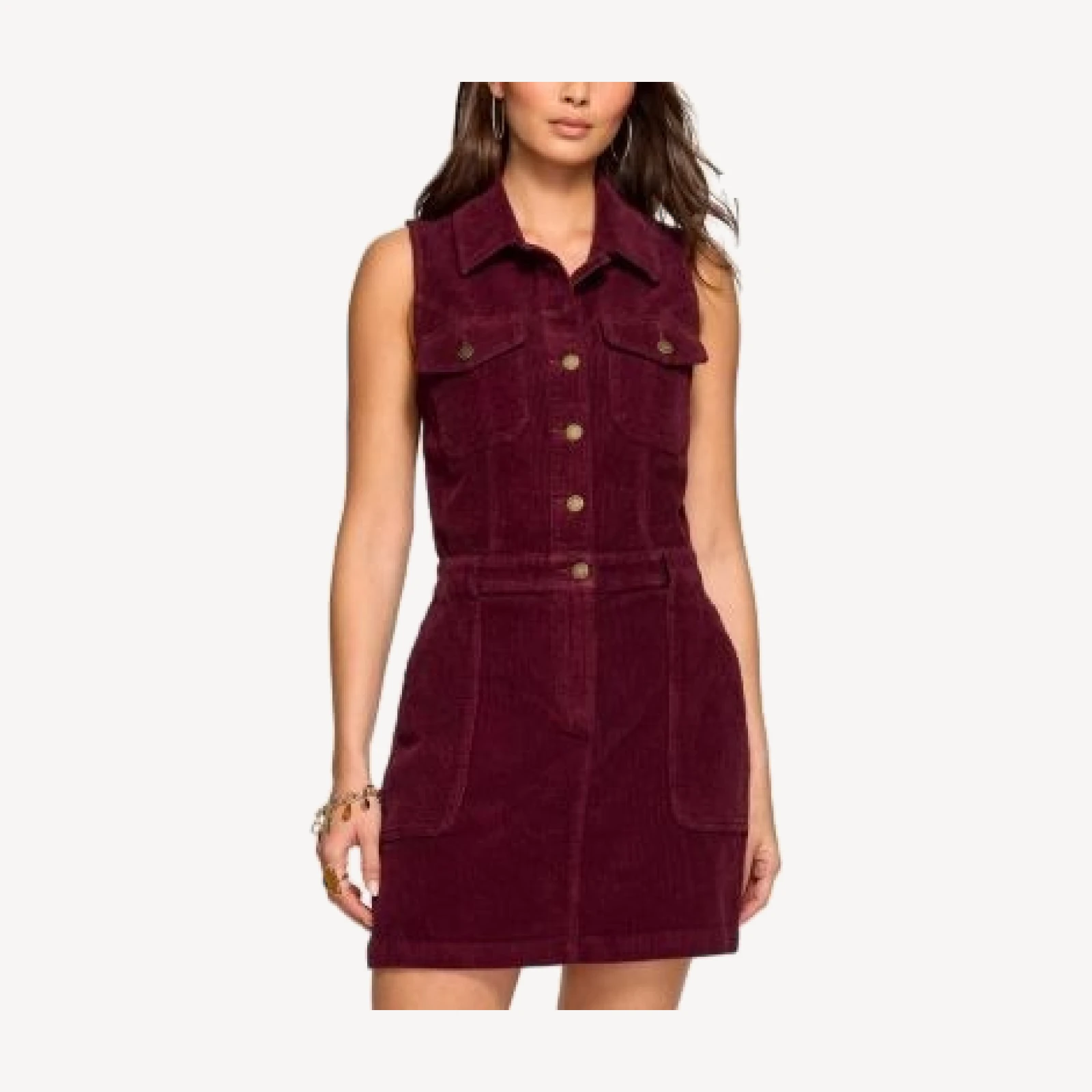Ramy Brook Peyton Corduroy Mini Dress