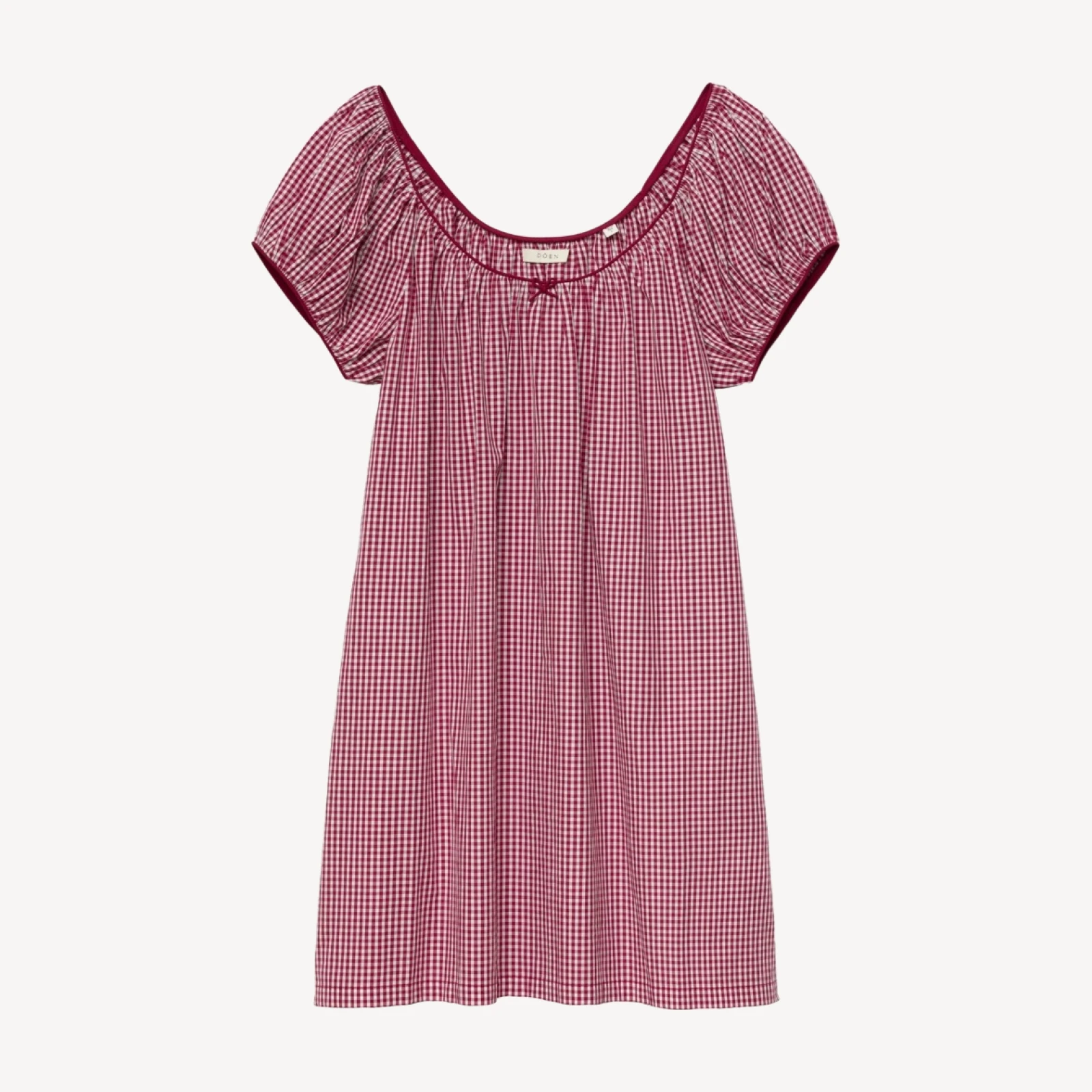 JULIA DRESS -- MULBERRY LA MADDALENA GINGHAM