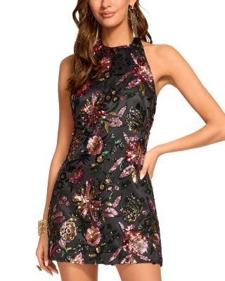 Ramy Brook Eva Floral Halter Dress