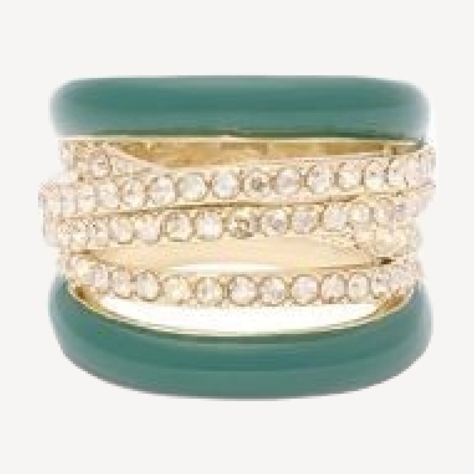 Ramy Brook Mila Pave Stacked Ring