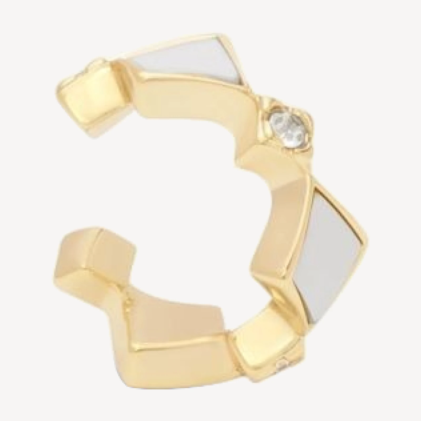 Ramy Brook Nila Two Tone Cuff Earring, 0.6 diameter