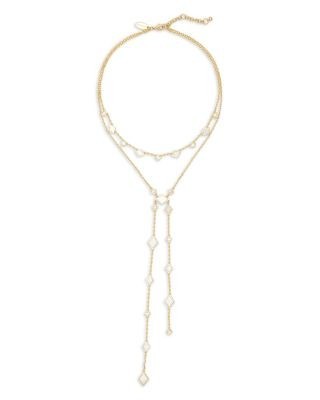 Ramy Brook Nila Two Tone Chain Lariat, 17-19