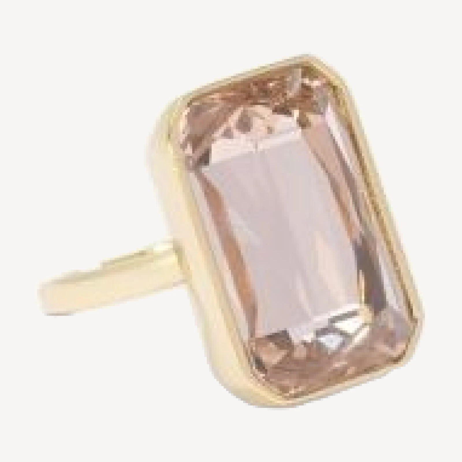 Ramy Brook Norika Crystal Rectangle Cocktail Ring