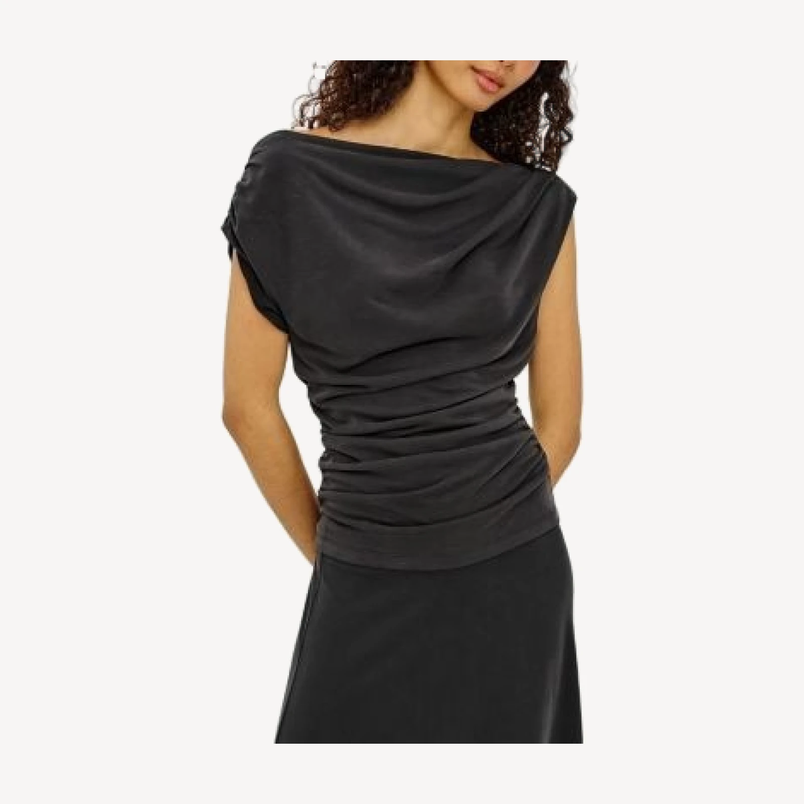 Rails Dominic Draped Boat Neck Top