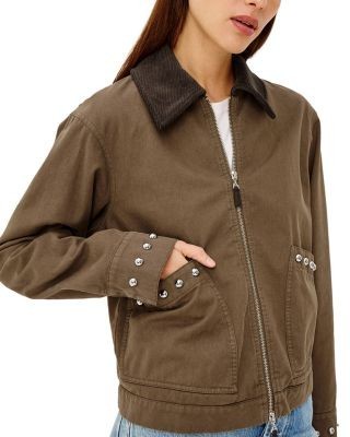 Rails Redding Cotton Stud Trim Jacket