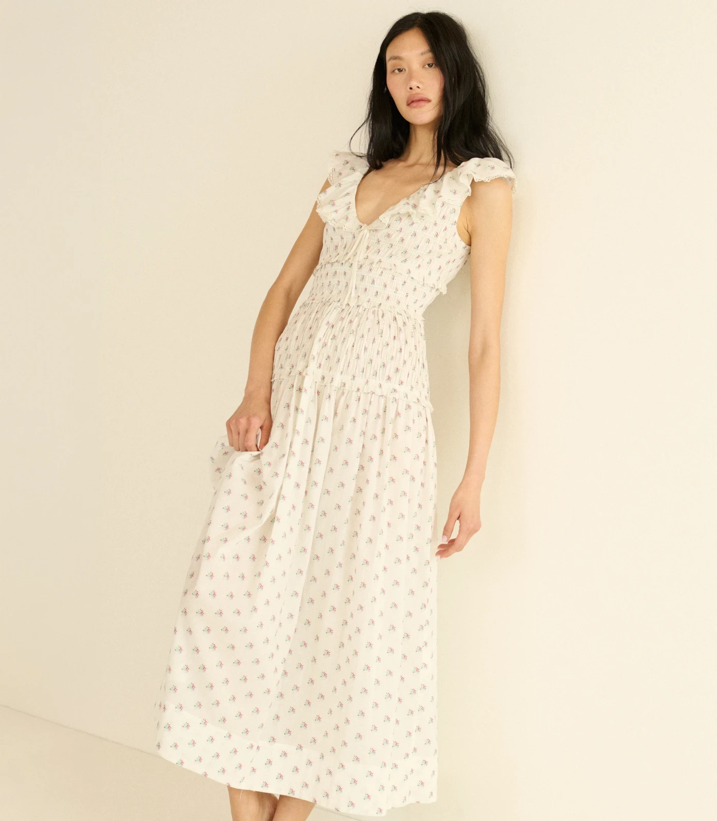 SORINA DRESS -- PETIT POSY CALICO