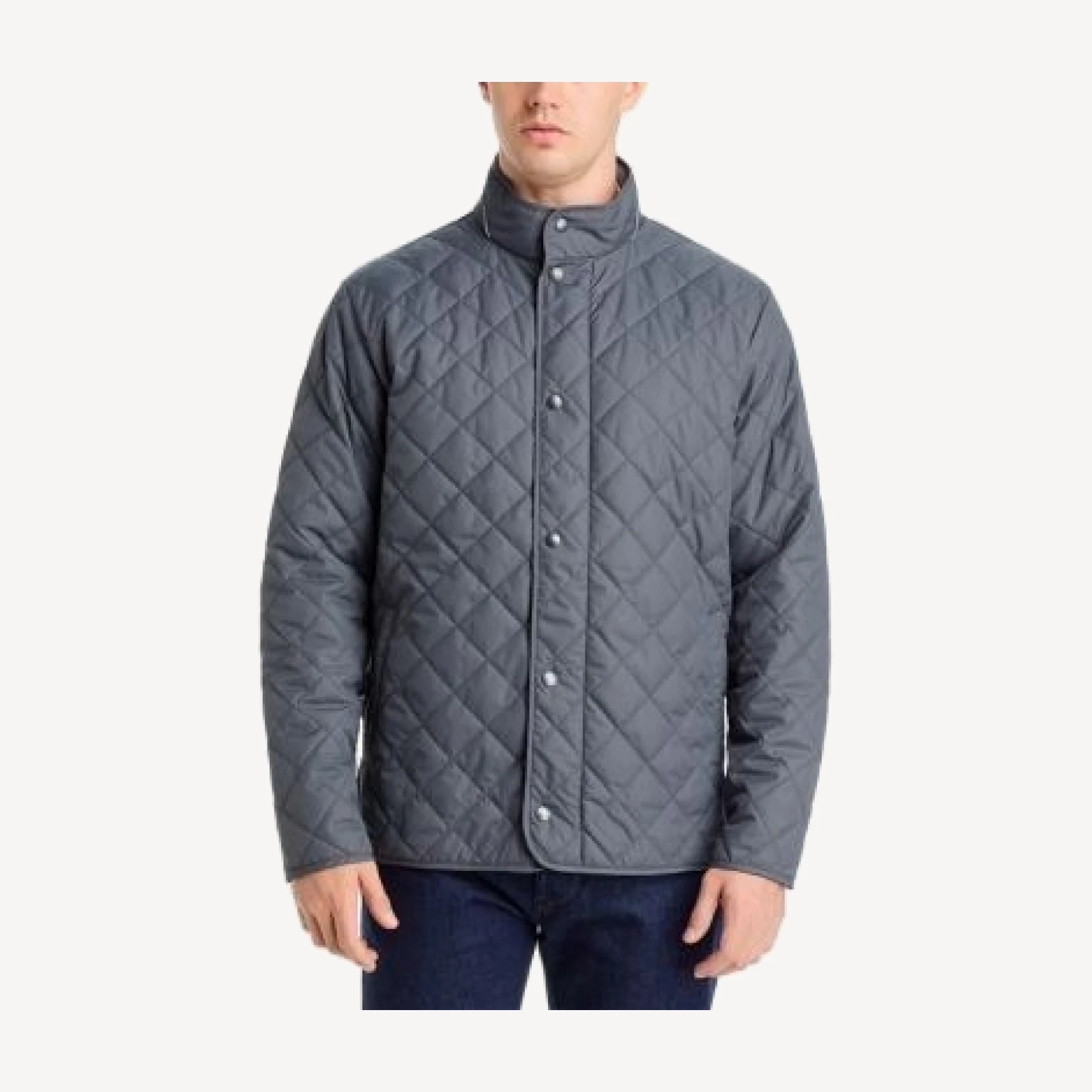 Peter Millar Suffolk Stand Collar Quilted Coat