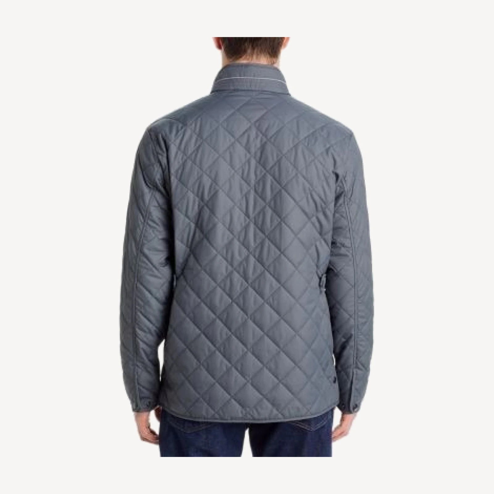 Peter Millar Suffolk Stand Collar Quilted Coat