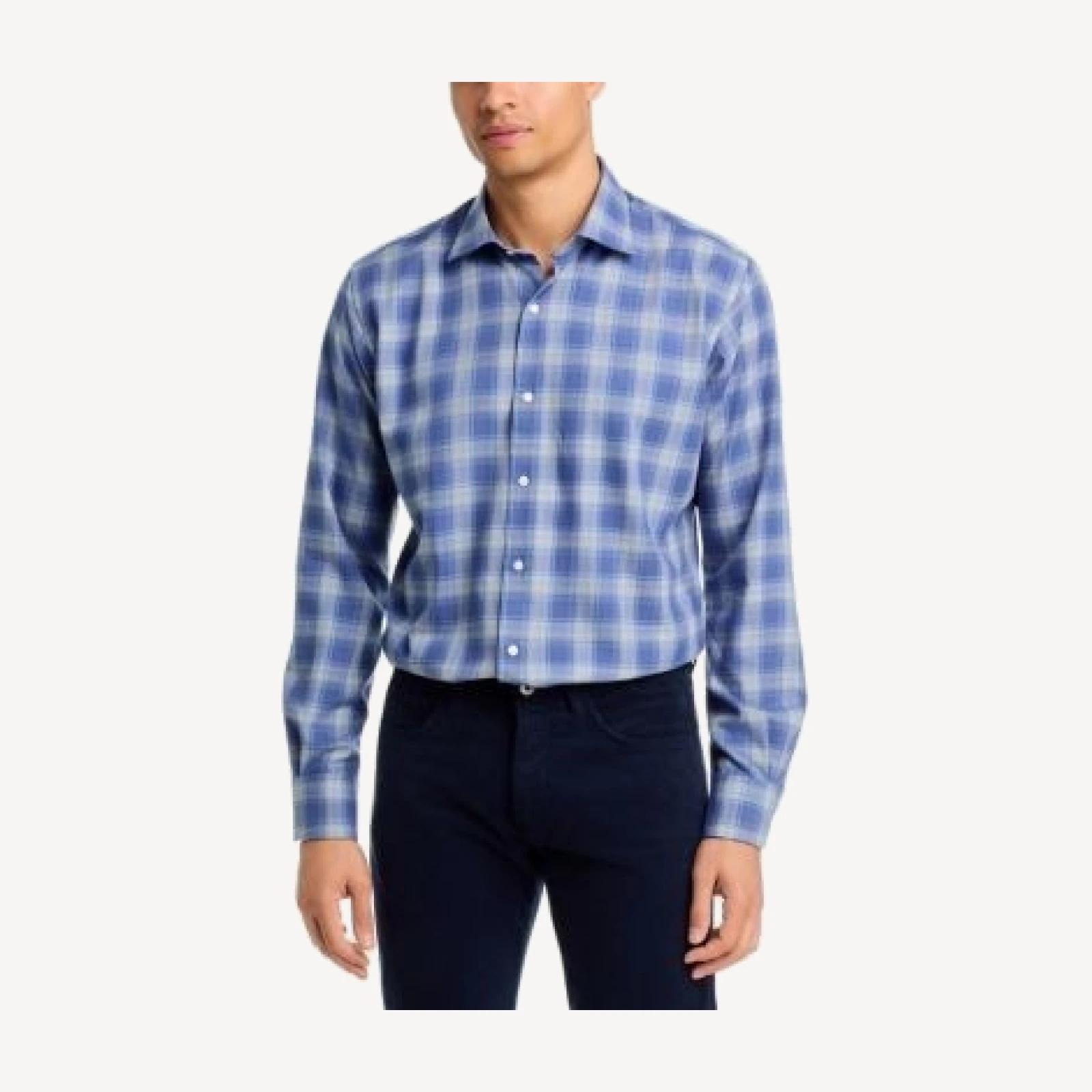 Peter Millar Cannon Performance Flannel Classic Fit Sport Shirt
