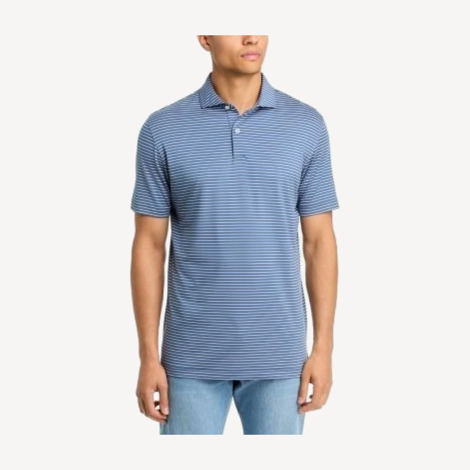 Peter Millar Crown Crafted Tailored Fit Keynote Performance Jersey Polo