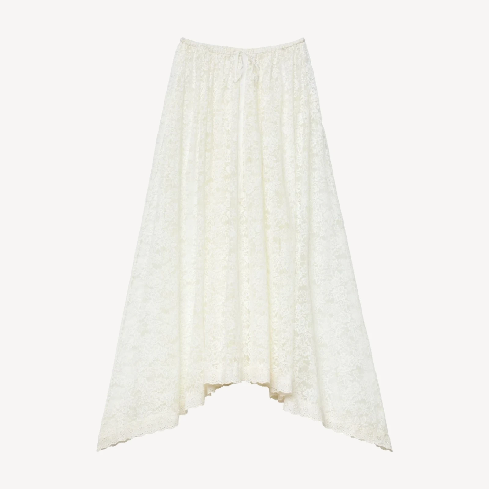 ZINNIA SKIRT -- SALT