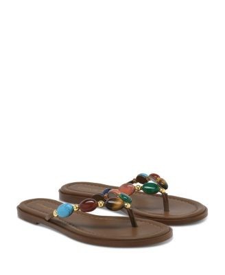 Gianvito Rossi Women's Shanti Thong 05 Flats