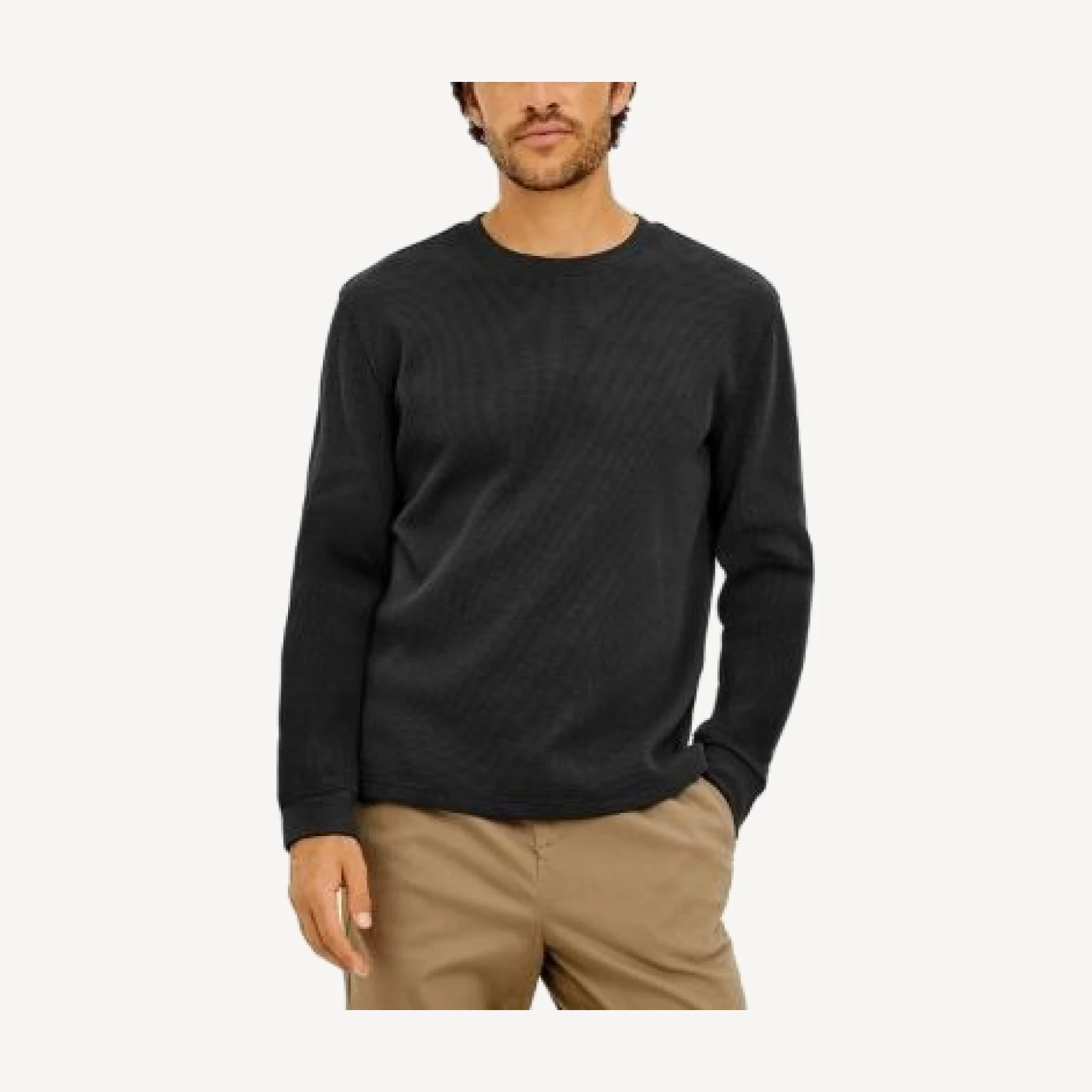 Rails Smith Relaxed Thermal Knit Cotton Blend Shirt