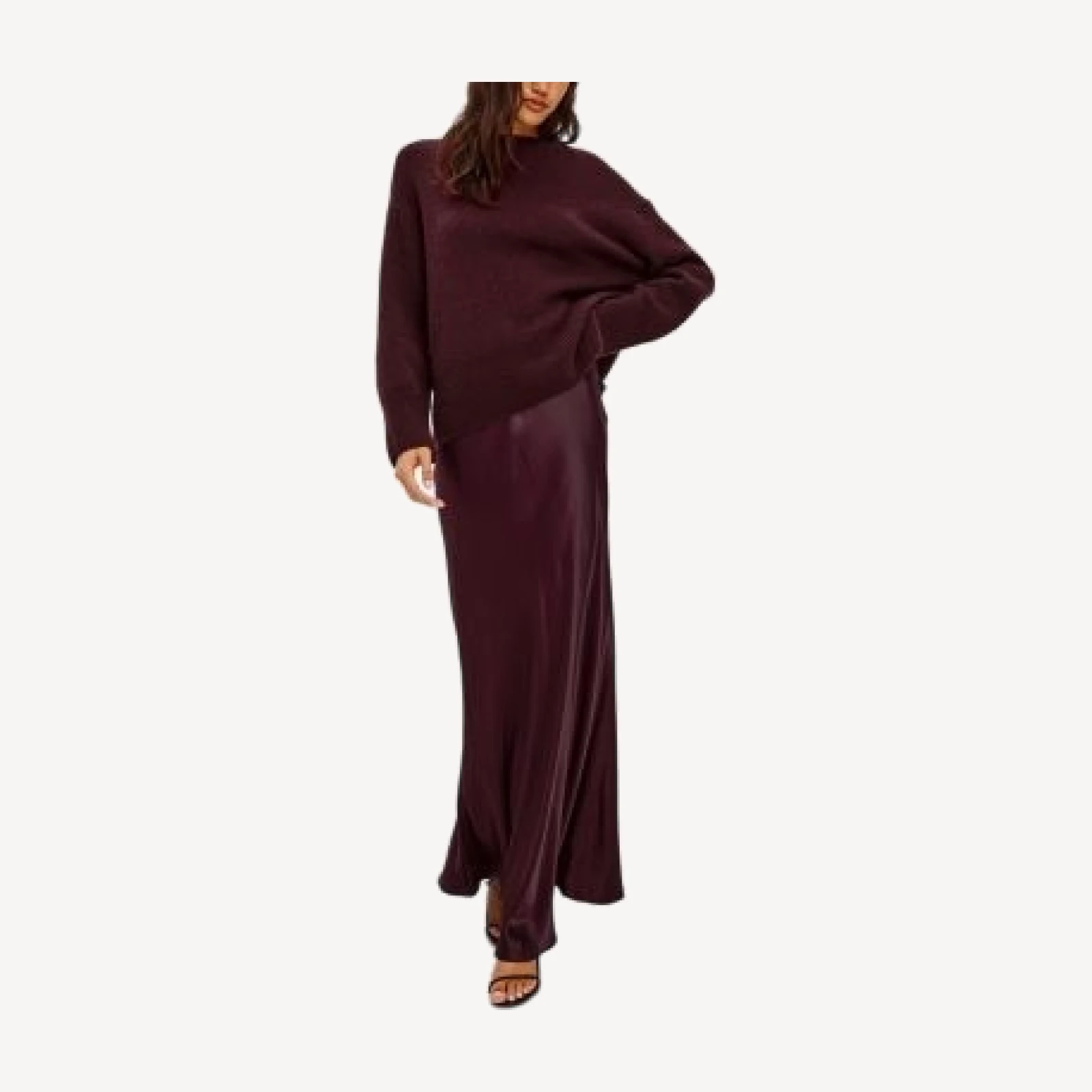 Rails Miranda Cashmere & Silk Crewneck Oversized Sweater