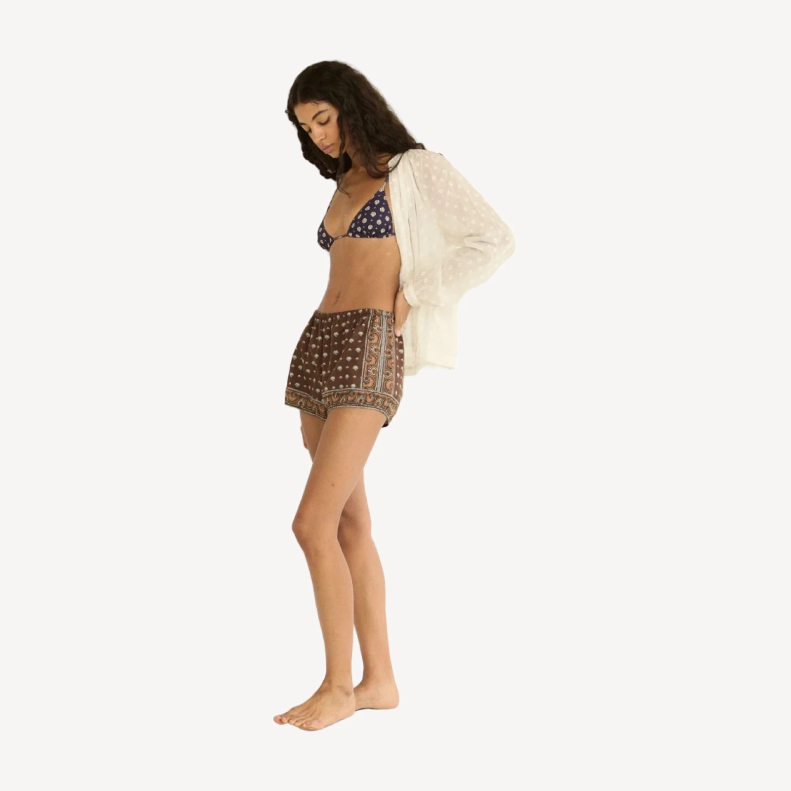 VIENNA SHORT -- TERRE FOULARD DE LA MER