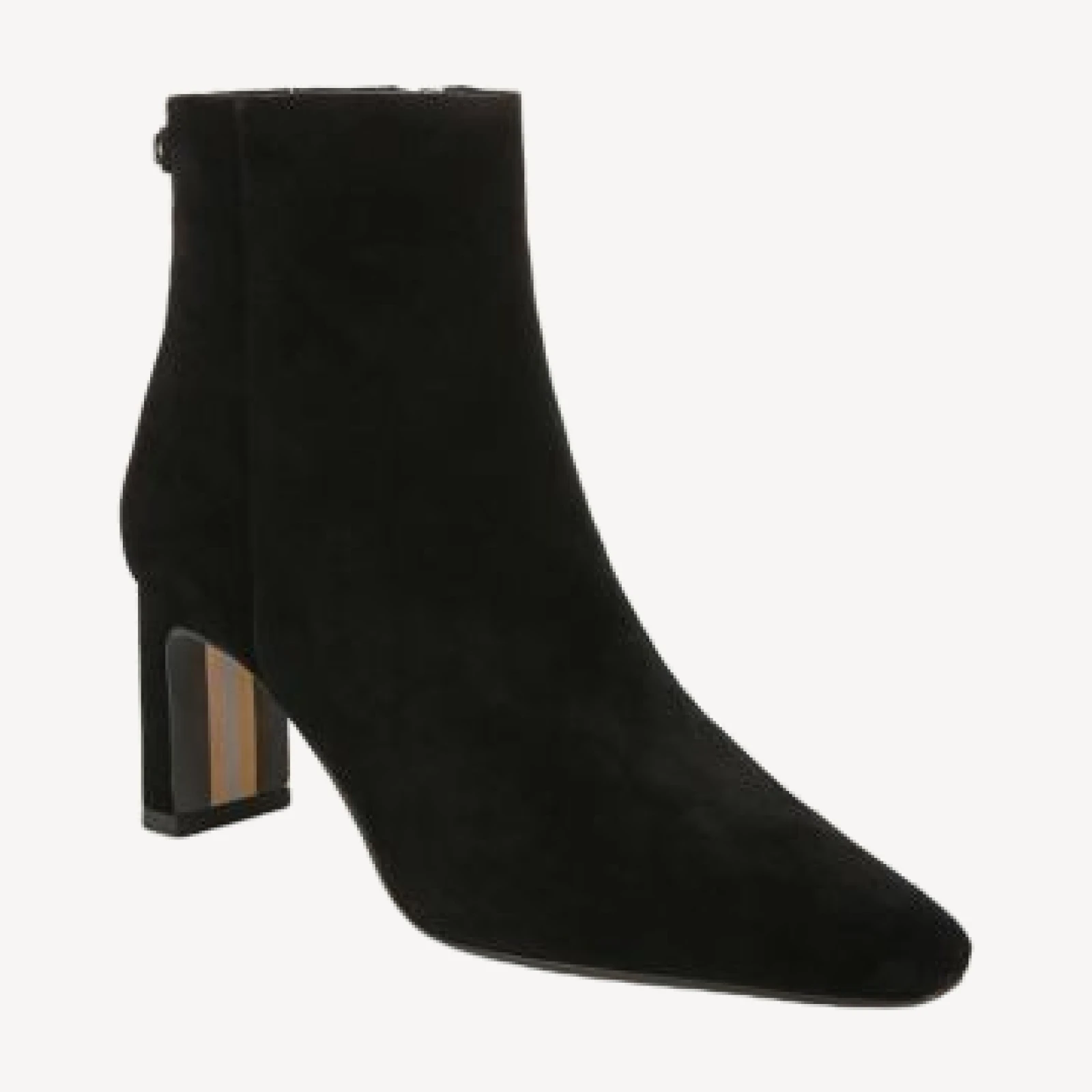 Sam Edelman Women's Saige Pointed Toe Mid Heel Ankle Booties