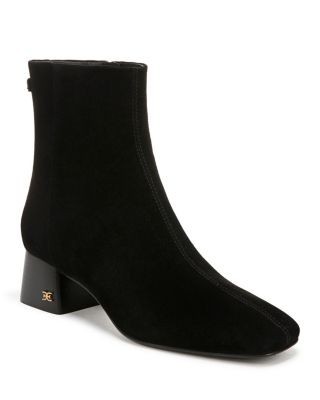 Sam Edelman Women's Paige Square Toe Block Heel Ankle Booties
