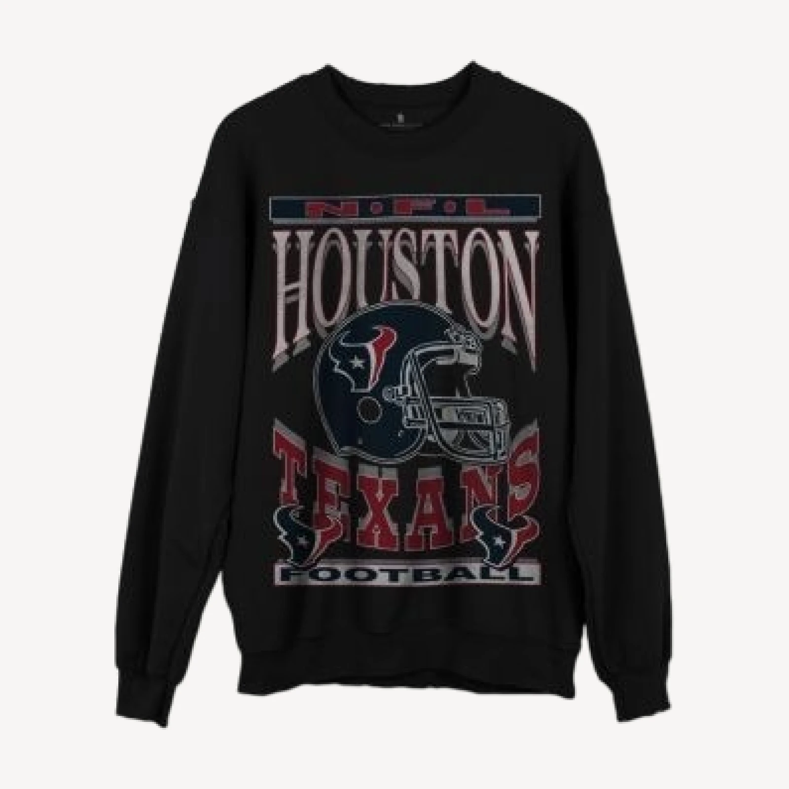 Junk Food Clothing Women's Nfl Seattle Seahawks Flocked Raglan Crew Fleece Sweatshirt