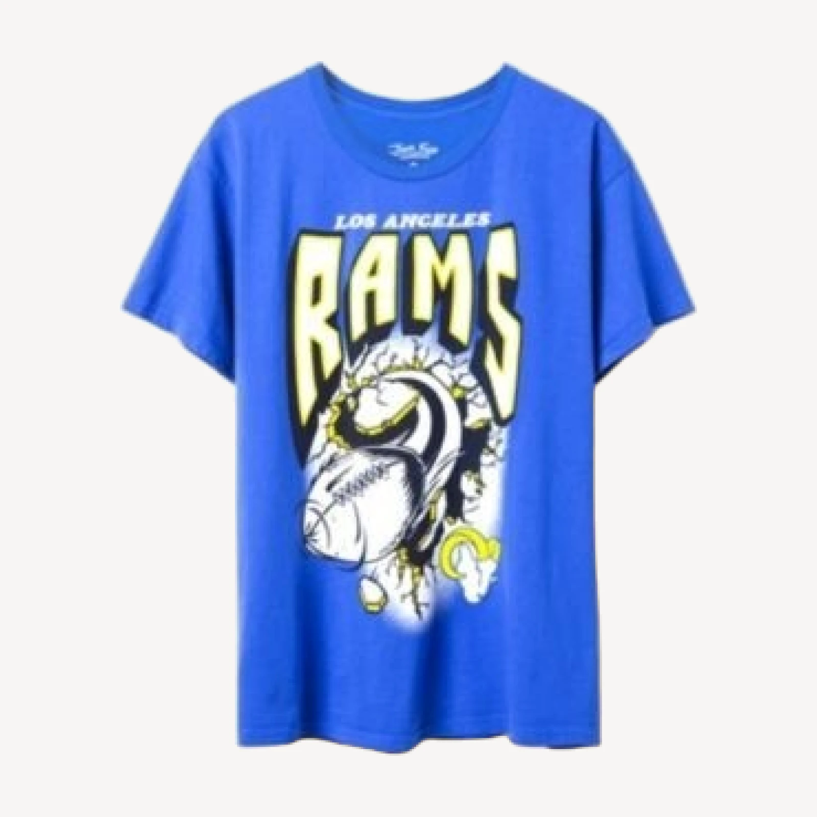 Junk Food Clothing Unisex Nfl Los Angeles Rams Breakthrough Flea Market Tee