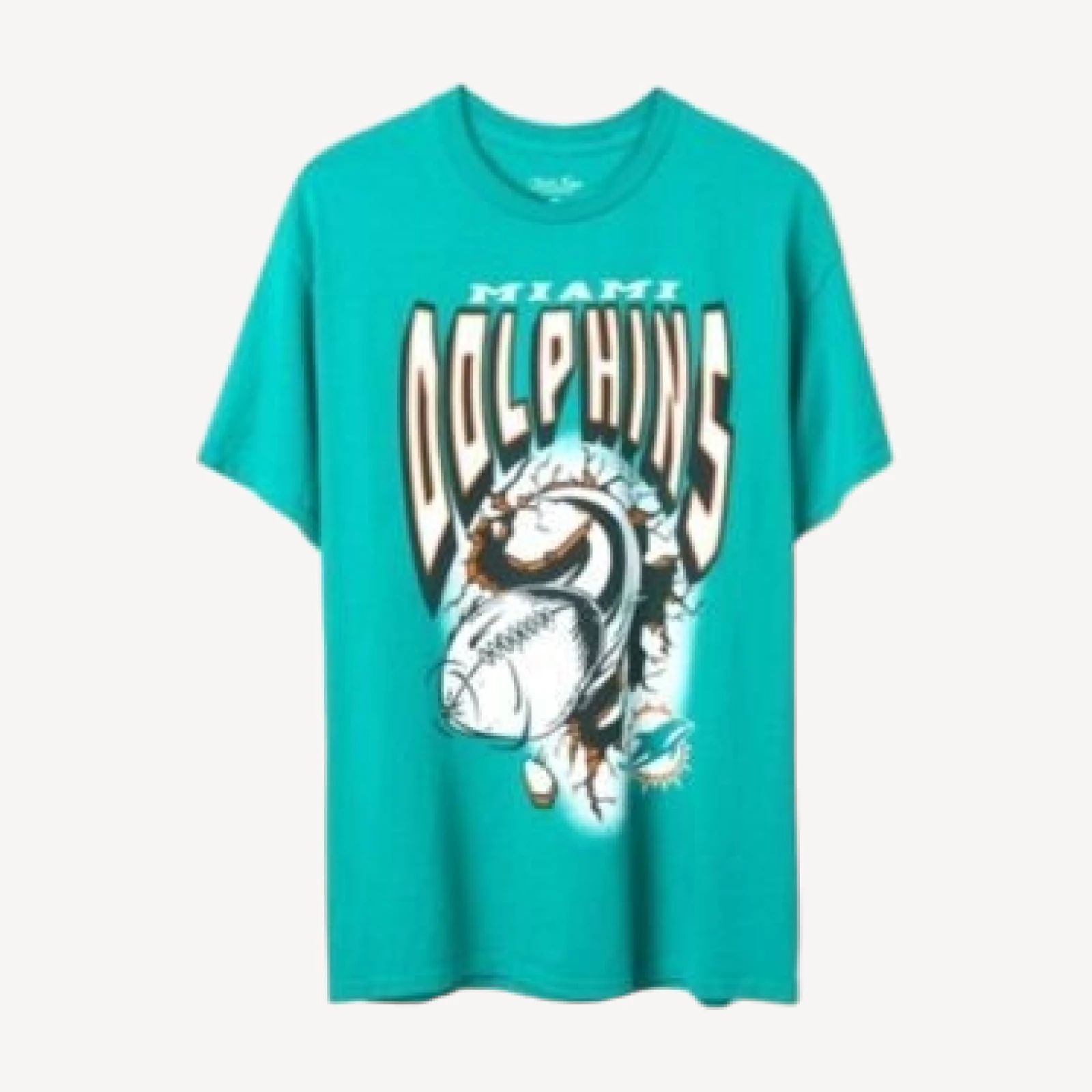 Junk Food Clothing Unisex Nfl Miami Dolphins Breakthrough Flea Market Tee