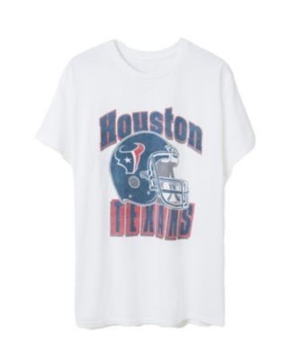 Junk Food Clothing Unisex Nfl Houston Texans Throwback Flea Market Tee