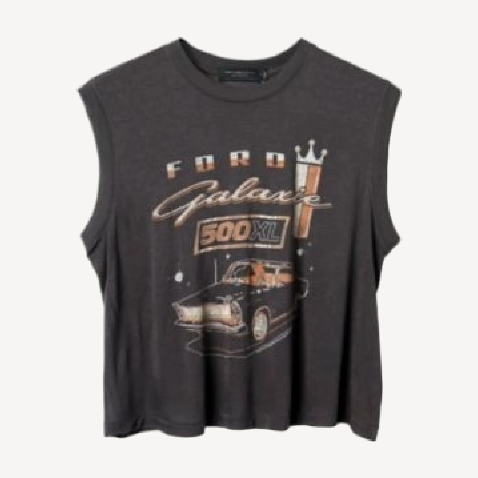 Junk Food Clothing Women's Ford Galaxie 500 Xl Vintage Tissue Tank