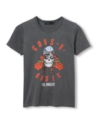 Junk Food Clothing Women's Guns N' Roses Skull Original Tee