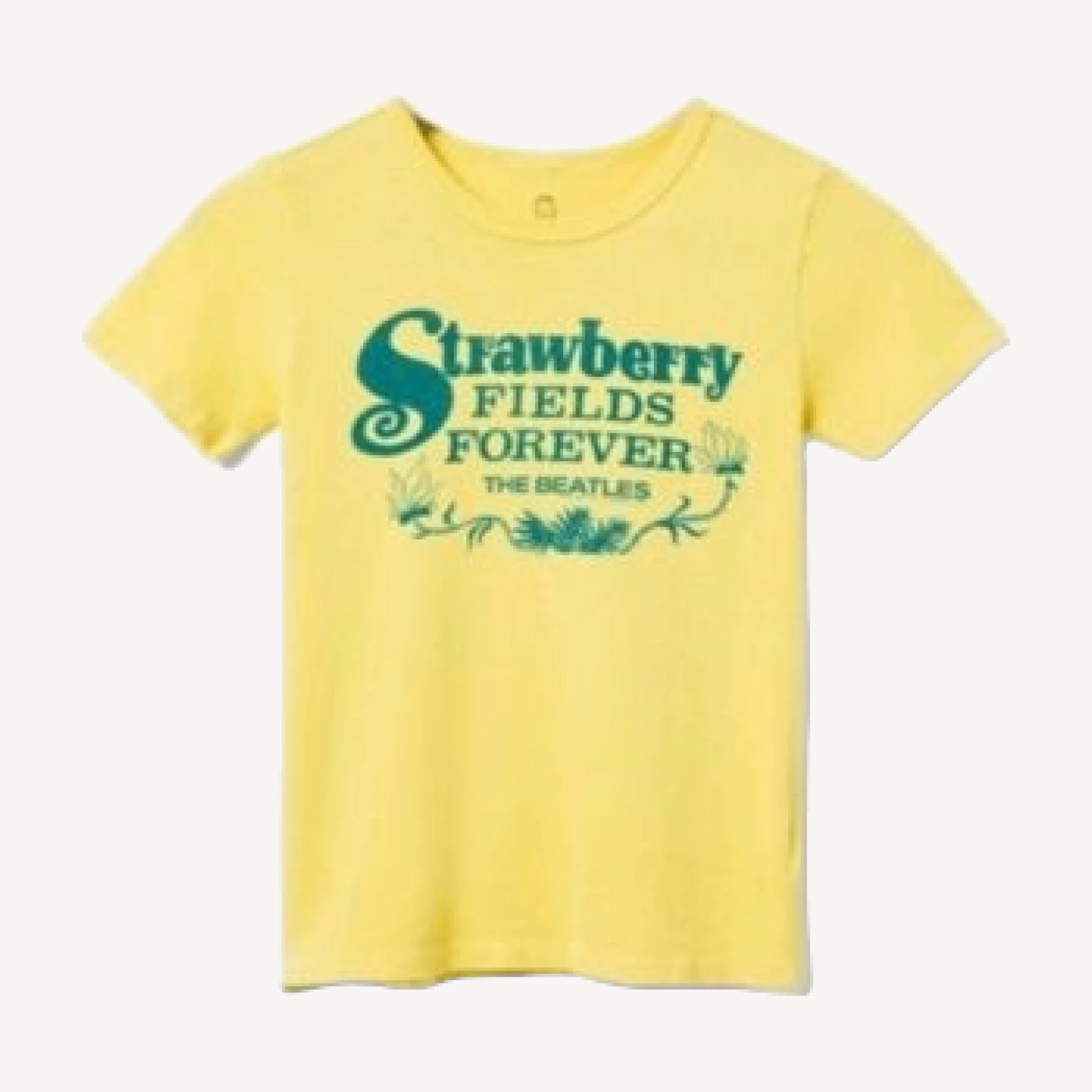 Junk Food Clothing Unisex The Beatles Strawberry Fields Tee - Little Kid, Big Kid