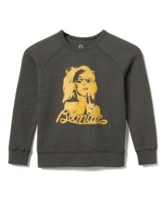 Junk Food Clothing Unisex Blondie Gold Raglan Fleece Sweatshirt - Little Kid, Big Kid