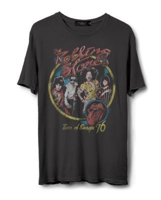Junk Food Clothing Unisex The Rolling Stones Europe 76 Vintage Tee