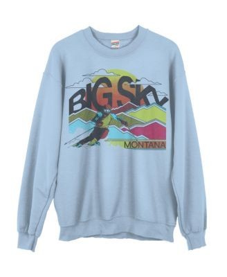 Junk Food Clothing Unisex Big Sky Montana Flea Market Fleece Sweatshirt
