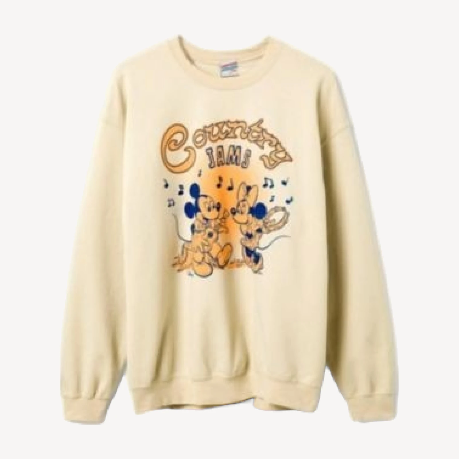 Junk Food Clothing Mickey & Minnie Country Jams Flea Market Fleece Sweater