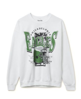 Junk Food Clothing Unisex Nfl Philadelphia Eagles Conversion Flea Market Crew Fleece
